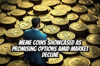 Meme Coins Showcased as Promising Options Amid Market Decline