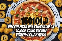 Bitcoin Pizza Day Celebrated as 10,000 Coins Become Billion-Dollar Asset