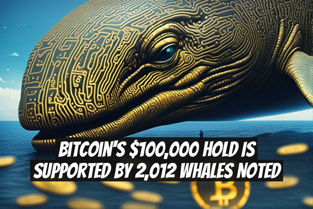 Bitcoin's $100,000 Hold is Supported by 2,012 Whales Noted