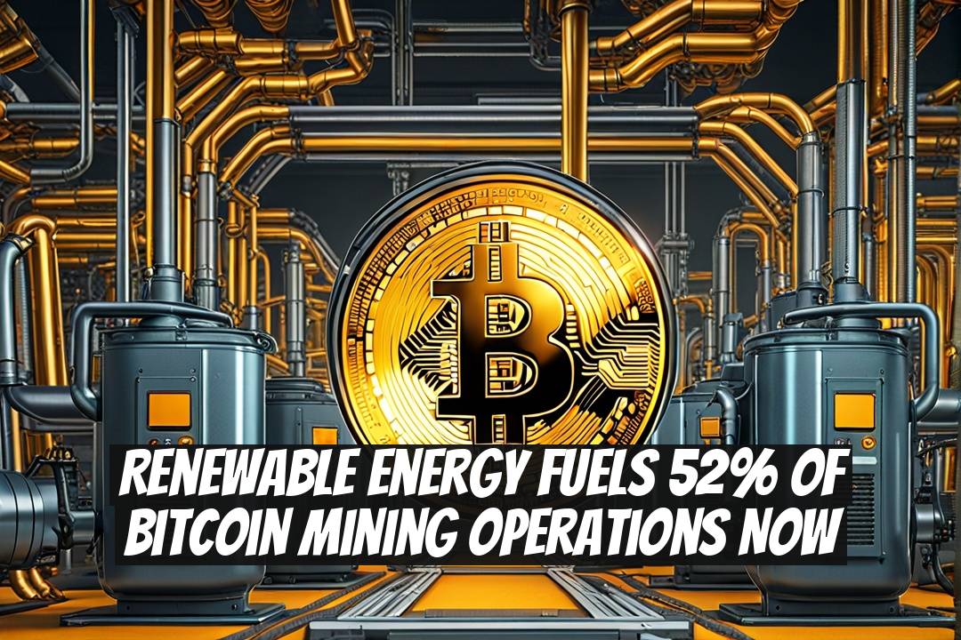 Renewable Energy Fuels 52% of Bitcoin Mining Operations Now