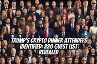 Trump's Crypto Dinner Attendees Identified: 220 Guest List Revealed