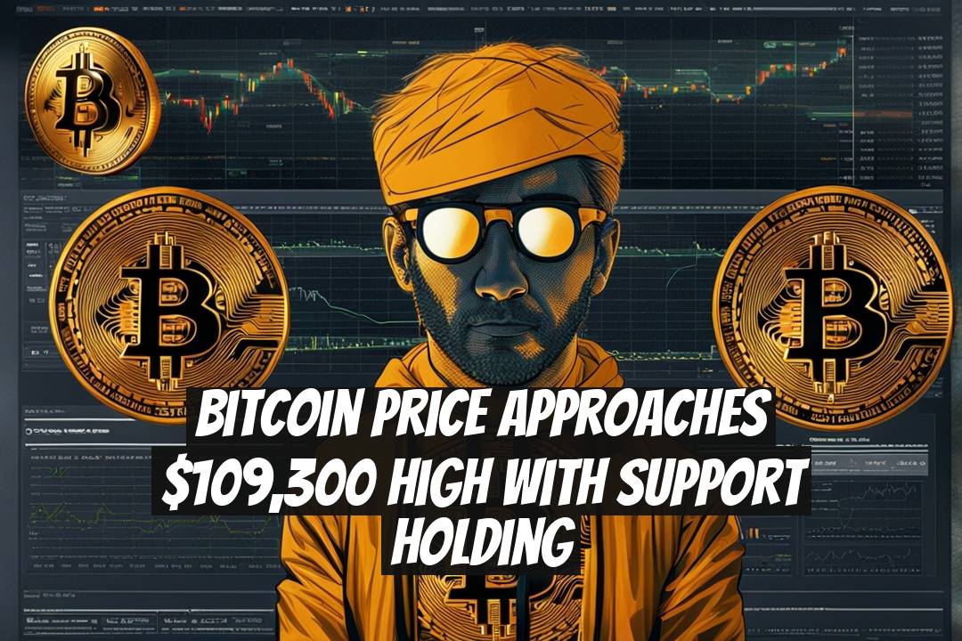 Bitcoin Price Approaches $109,300 High With Support Holding
