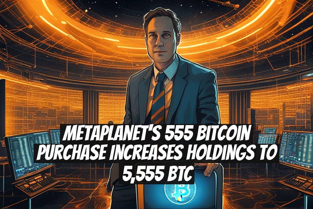 Metaplanet's 555 Bitcoin Purchase Increases Holdings to 5,555 BTC