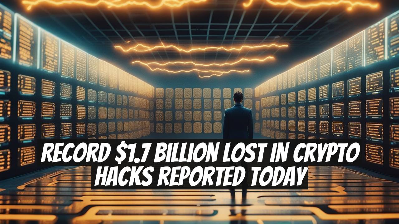 Record $1.7 Billion Lost in Crypto Hacks Reported Today