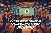 Crypto Stocks Surged by 10%-26% as AI Demand Strengthened