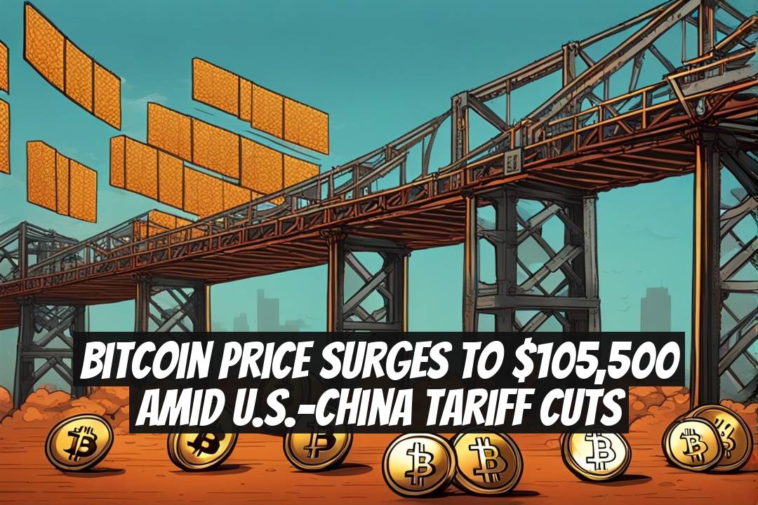 Bitcoin Price Surges to $105,500 Amid U.S.-China Tariff Cuts