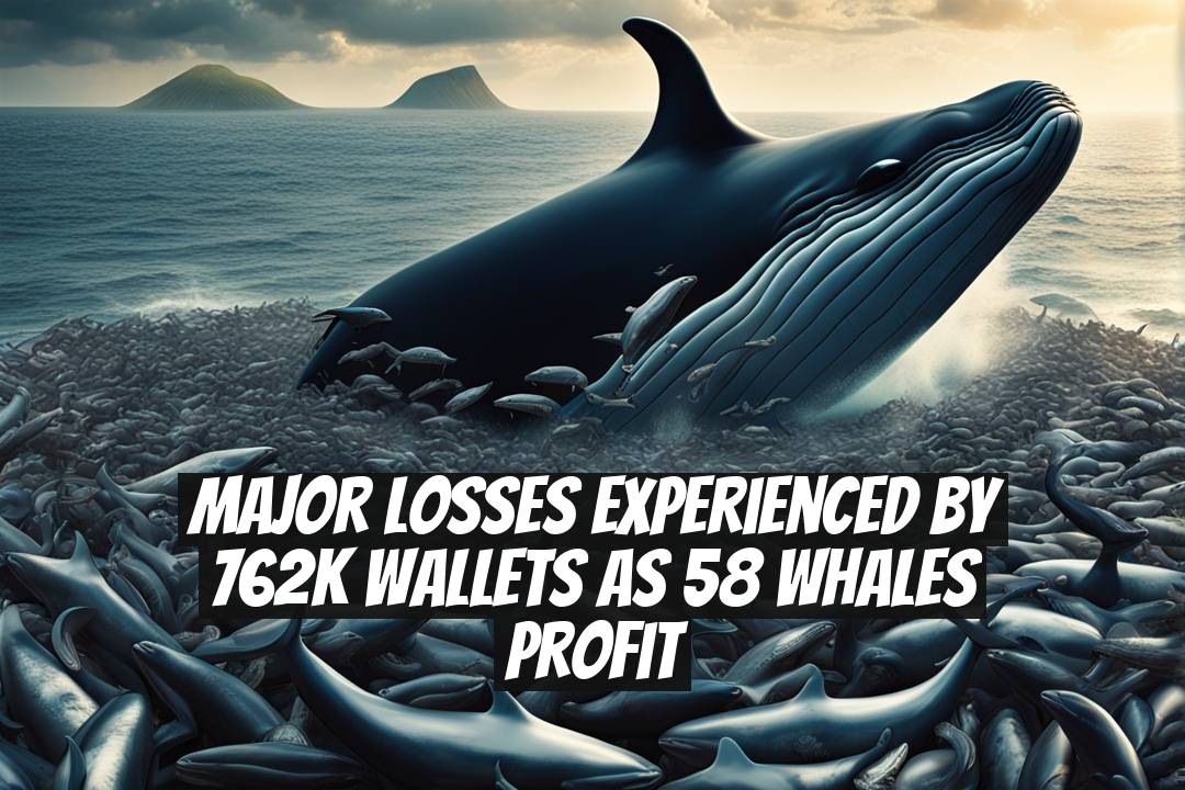 Major Losses Experienced by 762K Wallets as 58 Whales Profit