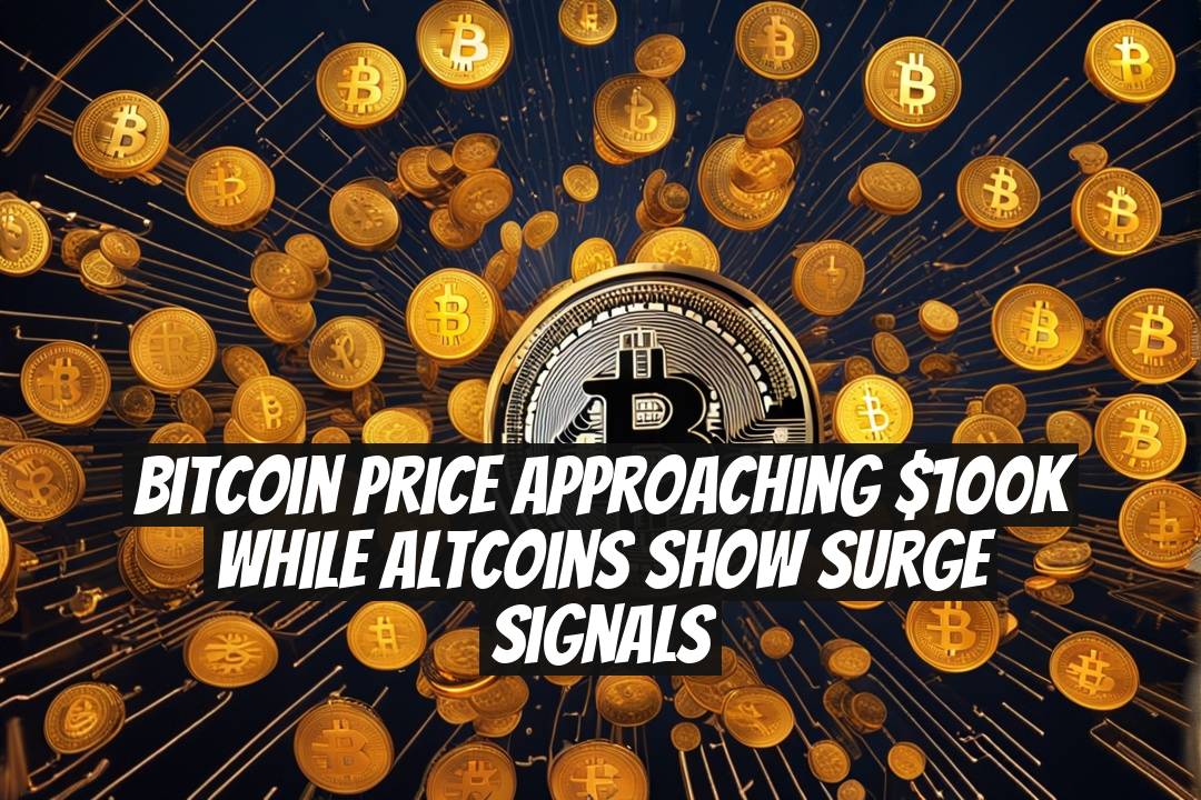 Bitcoin Price Approaching $100k While Altcoins Show Surge Signals