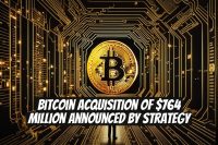 Bitcoin Acquisition of $764 Million Announced by Strategy