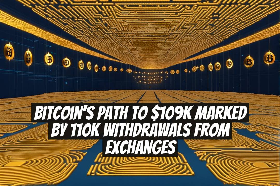 Bitcoin's Path to $109K Marked by 110K Withdrawals from Exchanges