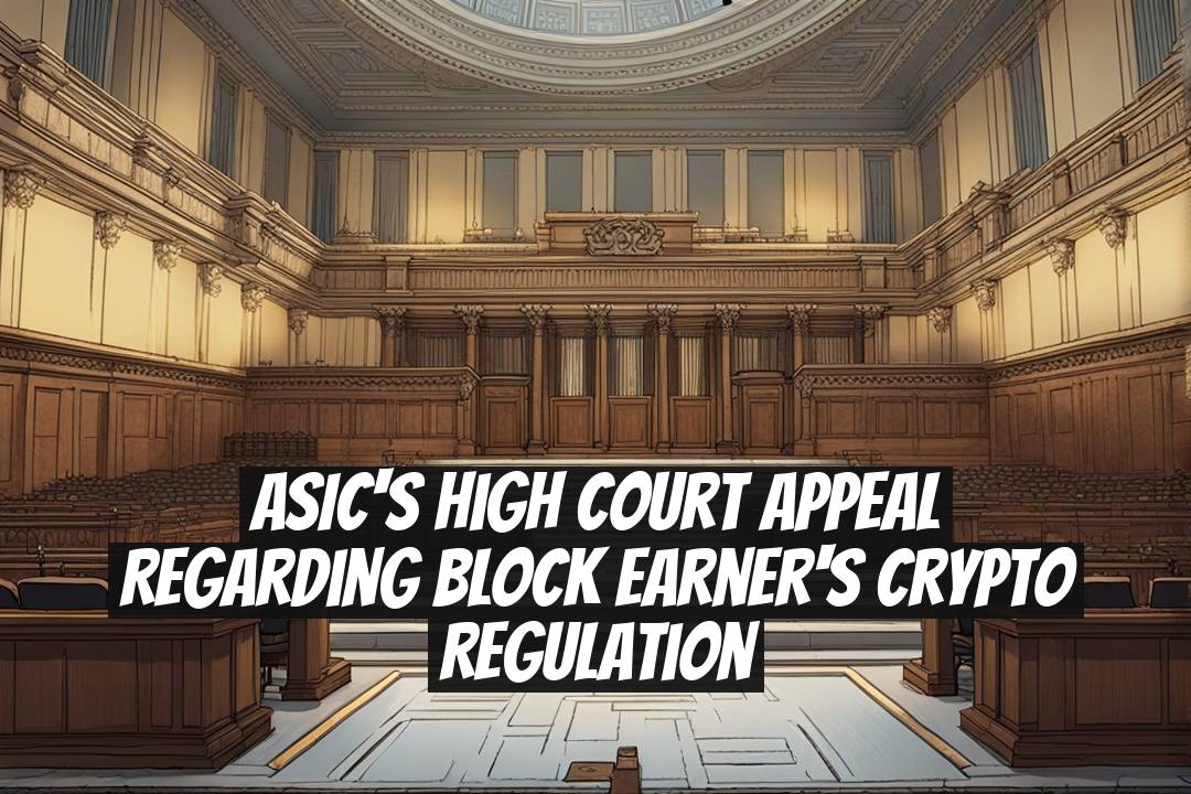 ASIC's High Court Appeal Regarding Block Earner's Crypto Regulation