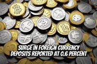 Surge in Foreign Currency Deposits Reported at 0.6 Percent