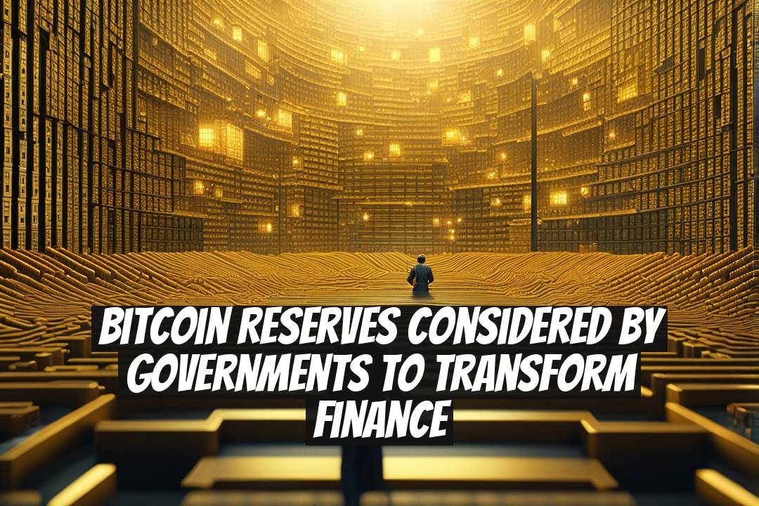 Bitcoin Reserves Considered by Governments to Transform Finance