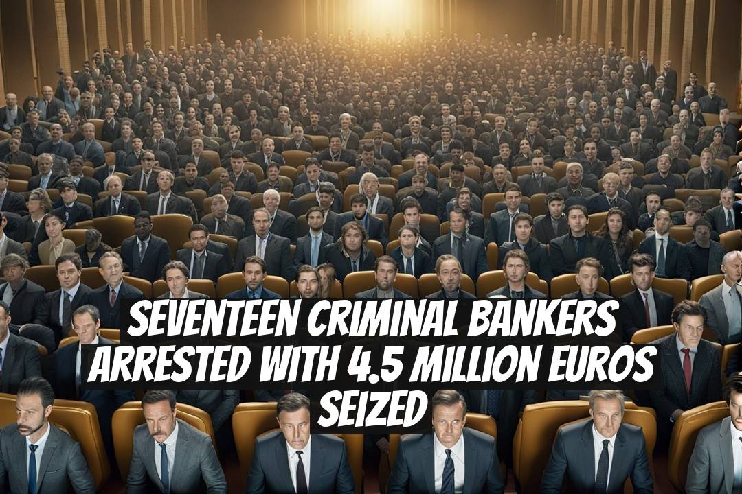 Seventeen Criminal Bankers Arrested with 4.5 Million Euros Seized