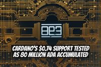 Cardano's $0.74 Support Tested as 80 Million ADA Accumulated