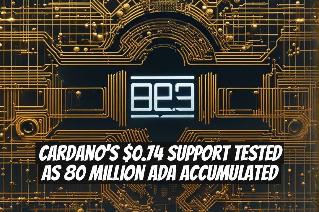 Cardano's $0.74 Support Tested as 80 Million ADA Accumulated