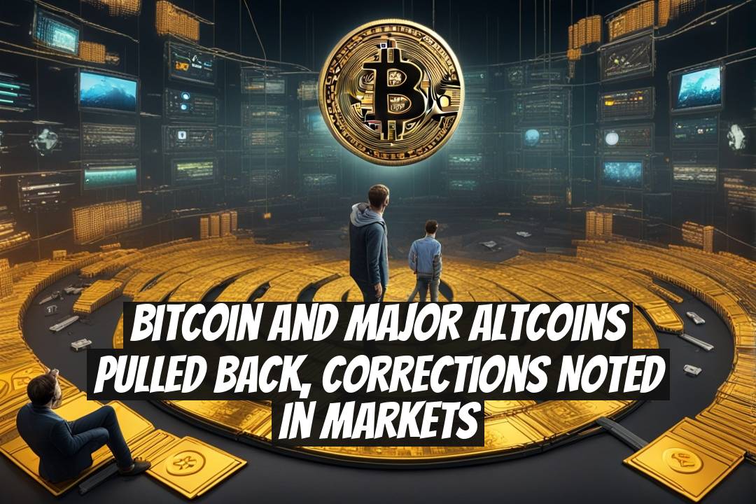 Bitcoin and major altcoins pulled back, corrections noted in markets