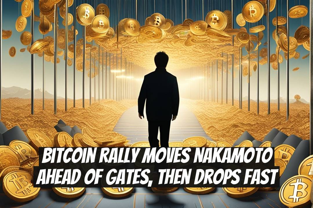 Bitcoin Rally Moves Nakamoto Ahead of Gates, Then Drops Fast