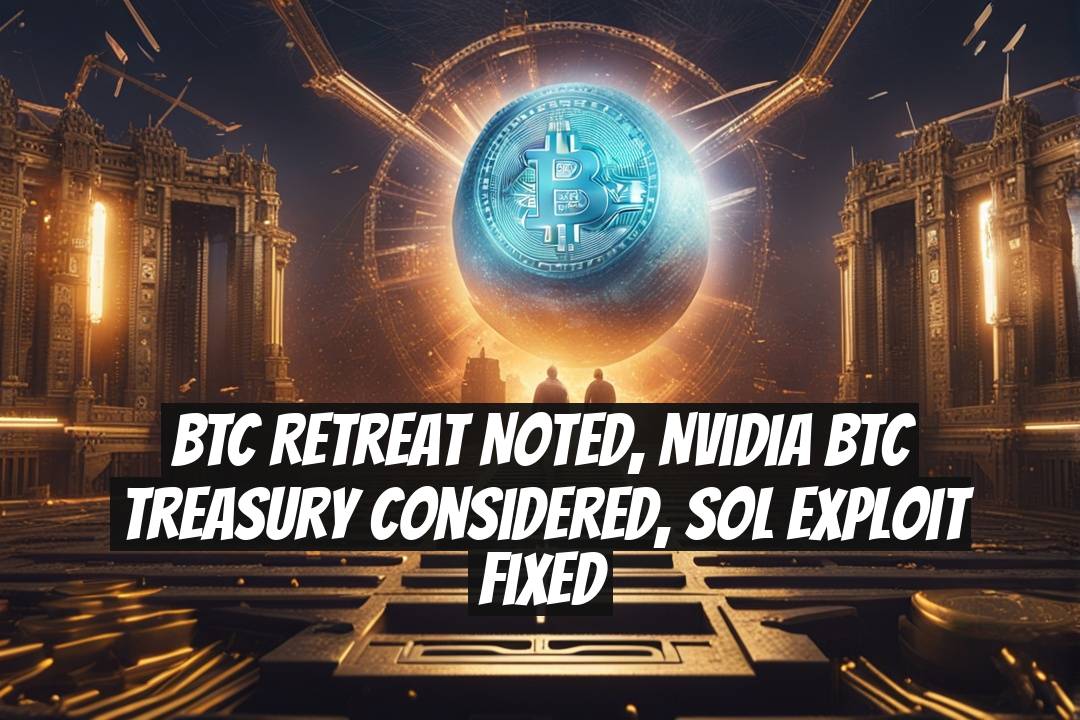 BTC Retreat Noted, Nvidia BTC Treasury Considered, SOL Exploit Fixed