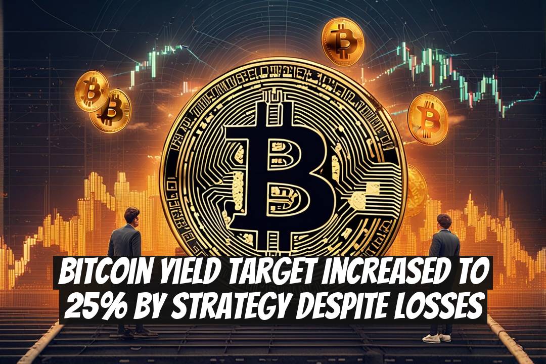 Bitcoin Yield Target Increased to 25% by Strategy Despite Losses