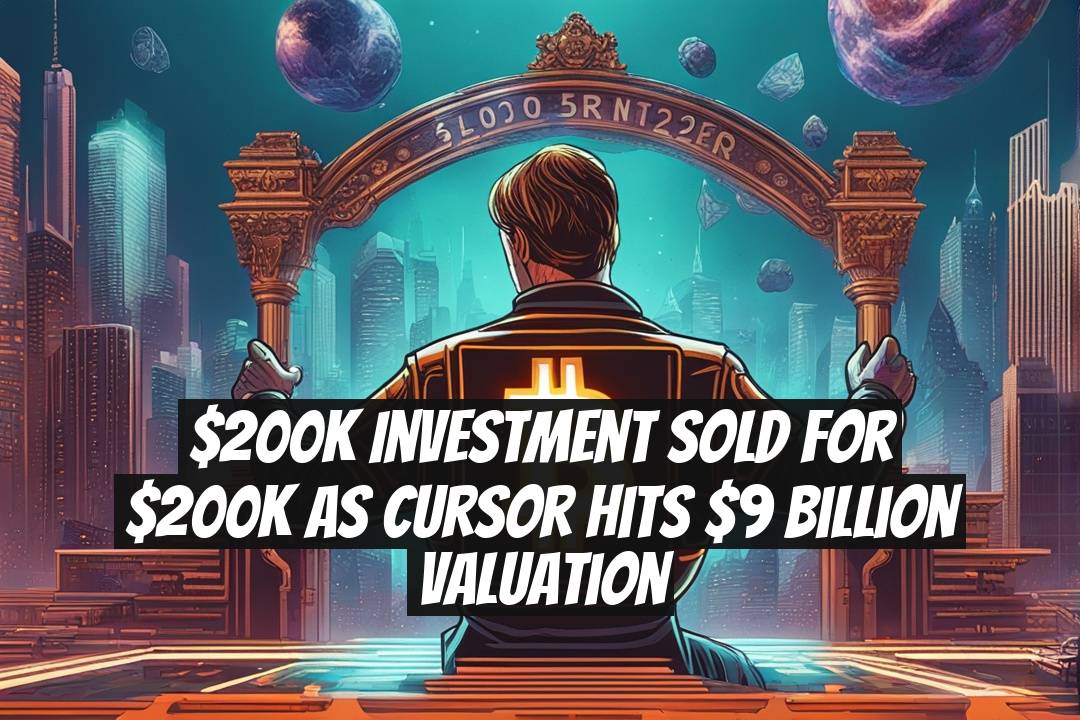 $200K Investment Sold for $200K as Cursor Hits $9 Billion Valuation