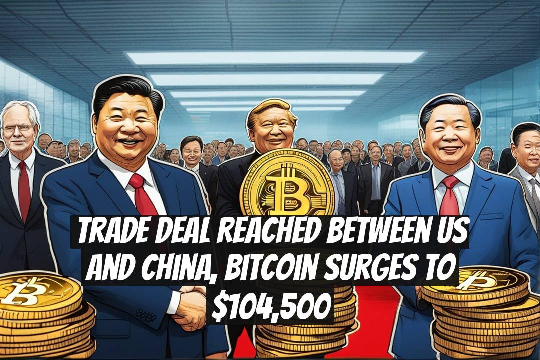Trade Deal Reached Between US and China, Bitcoin Surges to $104,500
