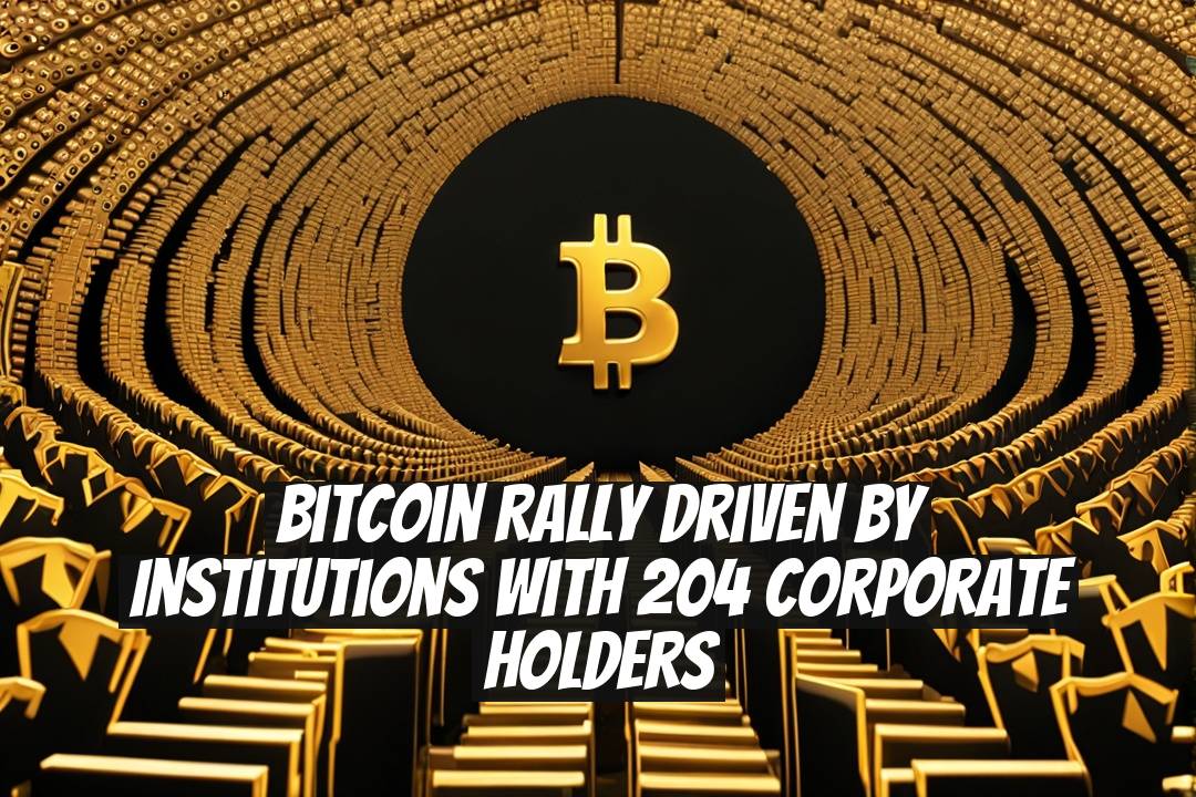 Bitcoin Rally Driven by Institutions with 204 Corporate Holders