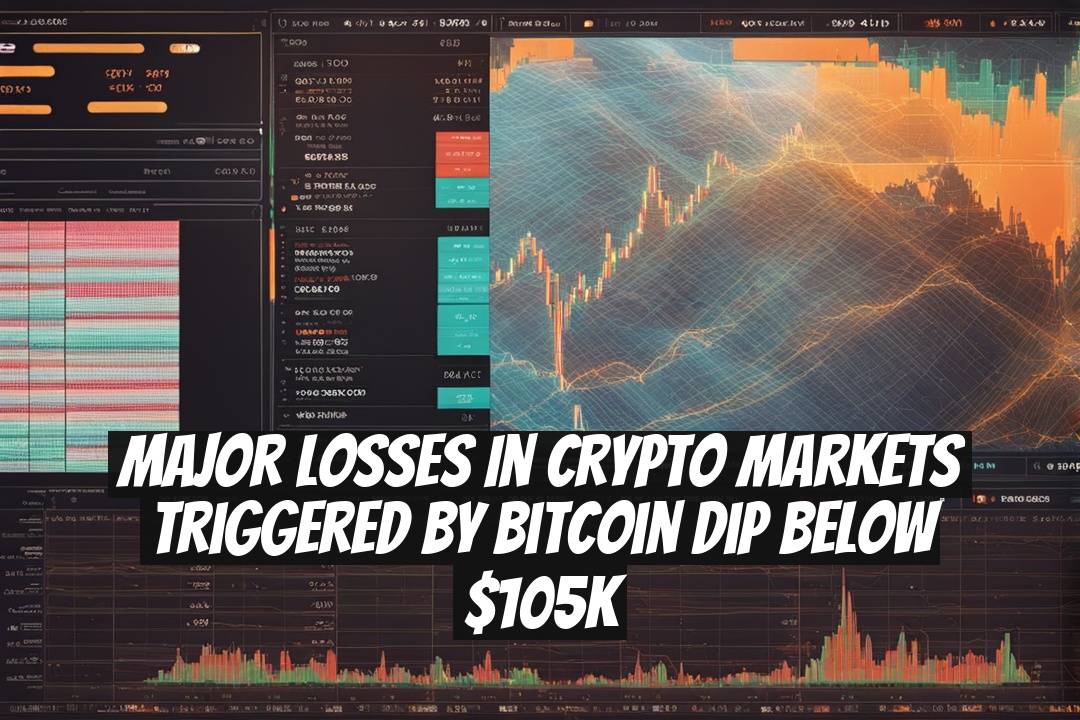 Major Losses in Crypto Markets Triggered by Bitcoin Dip Below $105K