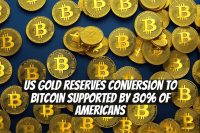 US Gold Reserves Conversion to Bitcoin Supported by 80% of Americans