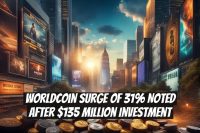 Worldcoin Surge of 31% Noted After $135 Million Investment