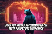 Bear Put Spread Recommended on MSTR Amidst BTC Divergence
