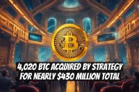 4,020 BTC Acquired by Strategy for Nearly $430 Million Total