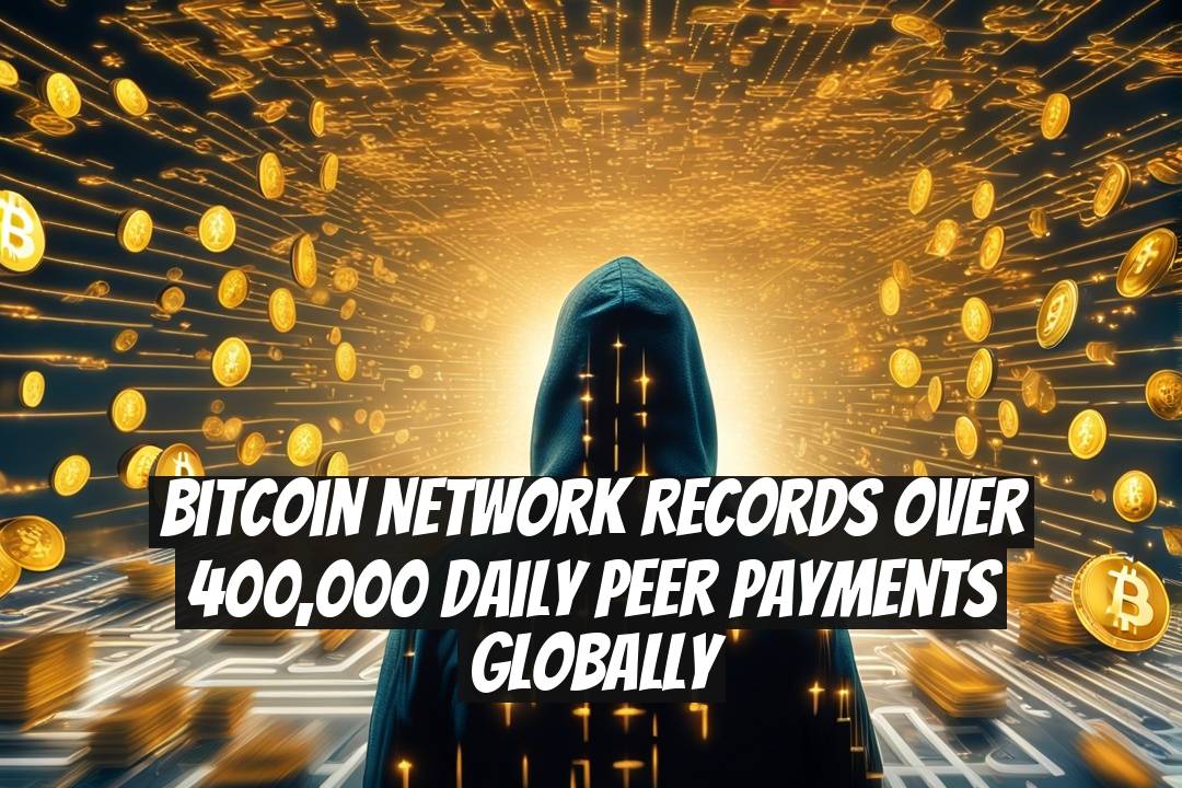 Bitcoin Network Records over 400,000 Daily Peer Payments Globally