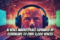 AI Voice Marketplace Expanded by ElevenLabs to Over 2,000 Voices