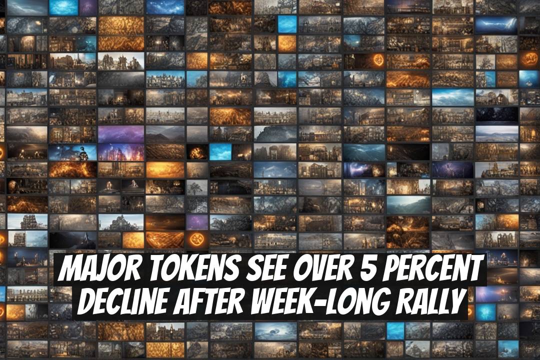Major Tokens See Over 5 Percent Decline After Week-Long Rally