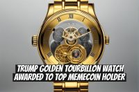 Trump Golden Tourbillon Watch Awarded to Top Memecoin Holder