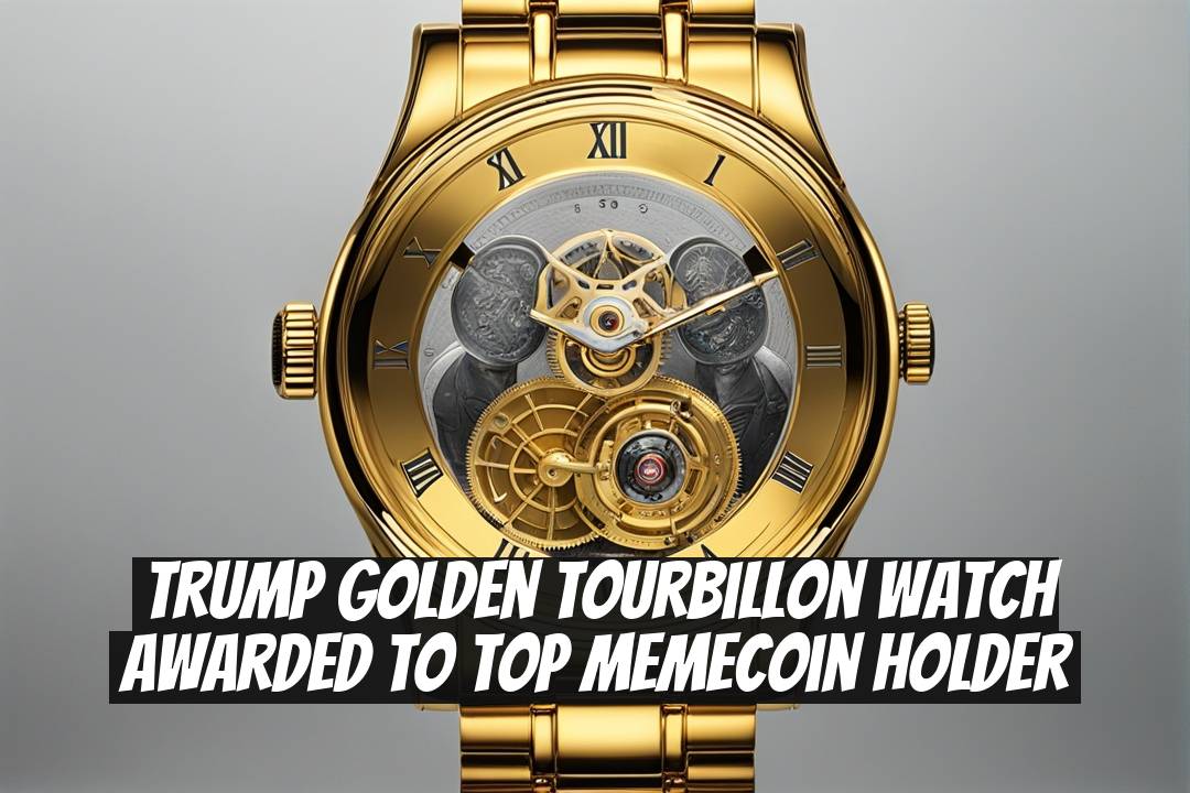 Trump Golden Tourbillon Watch Awarded to Top Memecoin Holder
