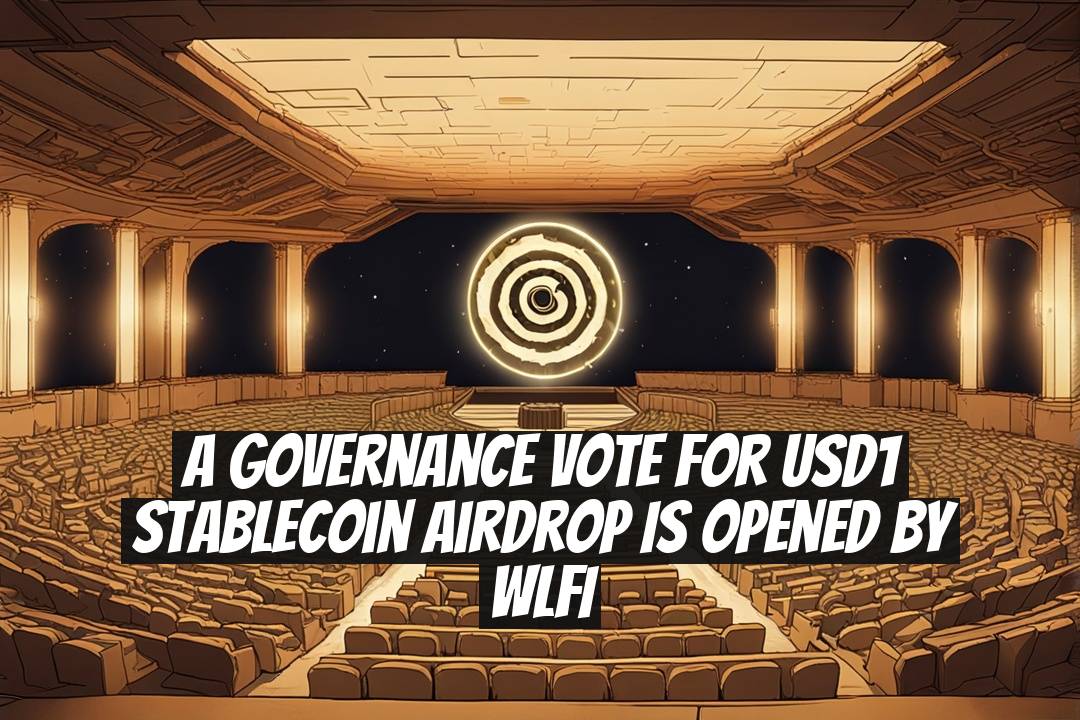A governance vote for USD1 stablecoin airdrop is opened by WLFI