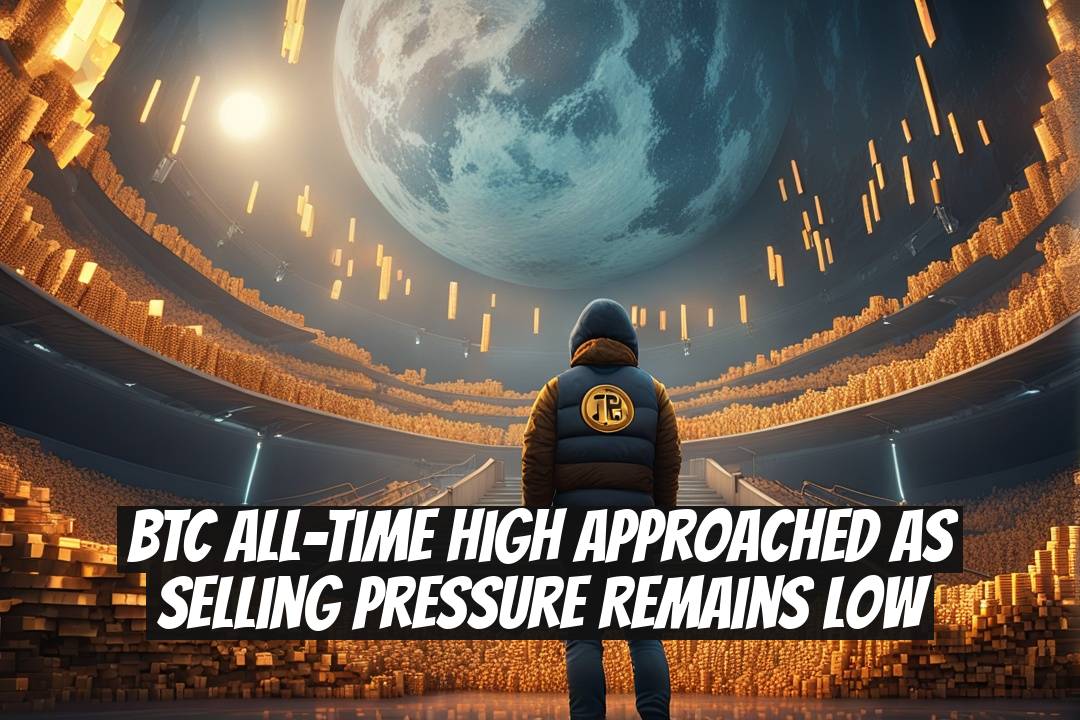 BTC All-Time High Approached as Selling Pressure Remains Low