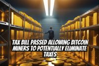 Tax Bill Passed Allowing Bitcoin Miners to Potentially Eliminate Taxes