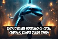 Crypto Whale Holdings of CYCLE, CLANKER, CANDLE Surge 276%