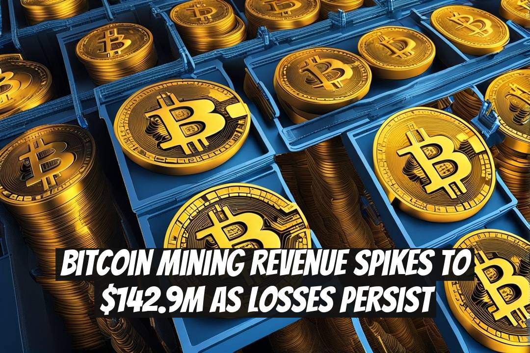 Bitcoin Mining Revenue Spikes to $142.9M as Losses Persist