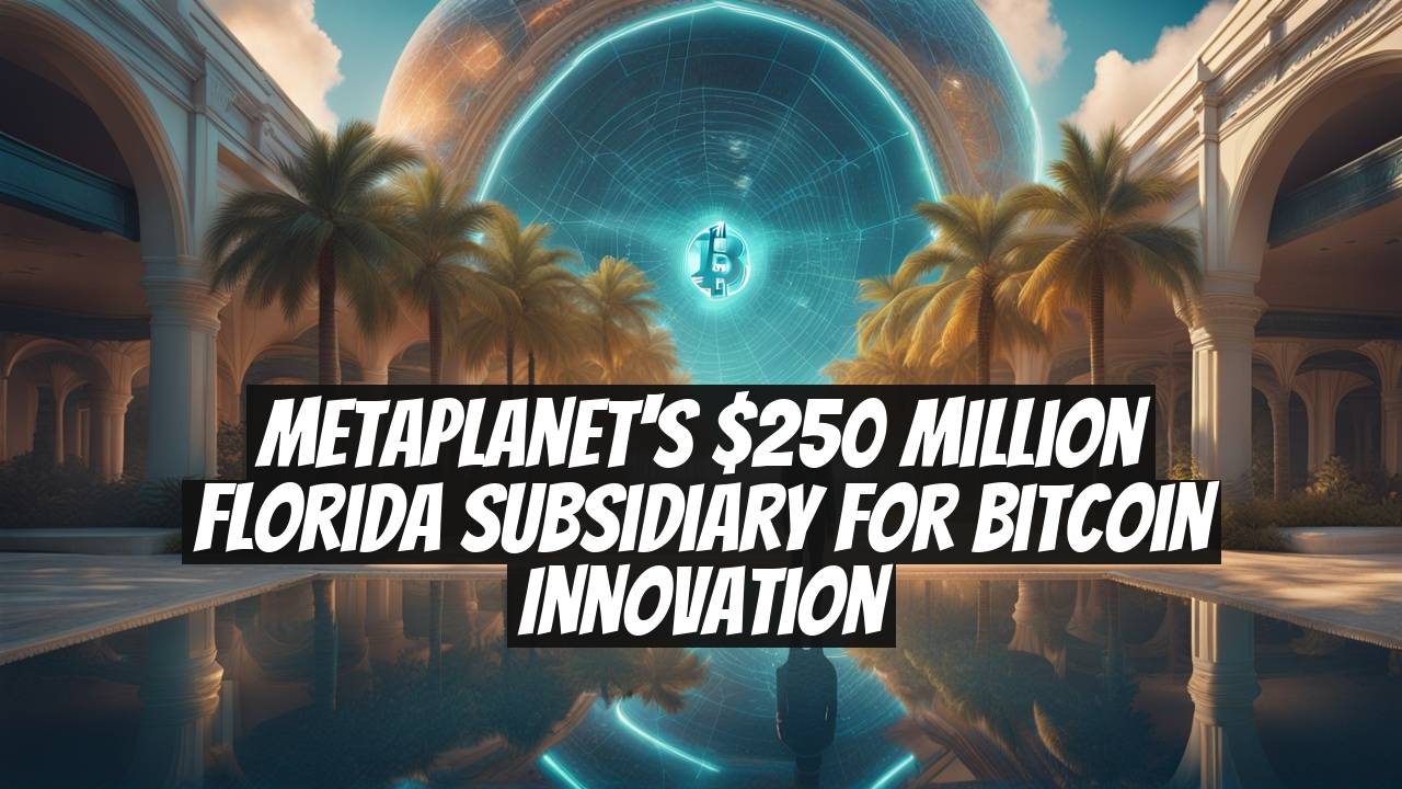 Metaplanet's $250 Million Florida Subsidiary for Bitcoin Innovation