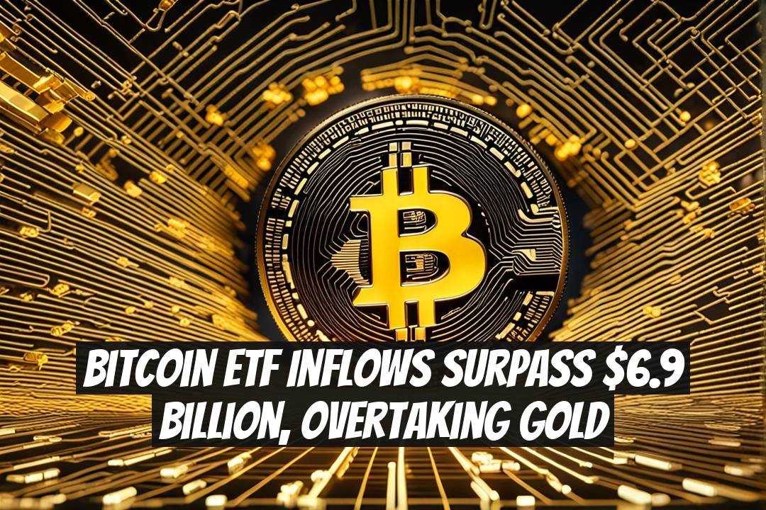 Bitcoin ETF Inflows Surpass $6.9 Billion, Overtaking Gold
