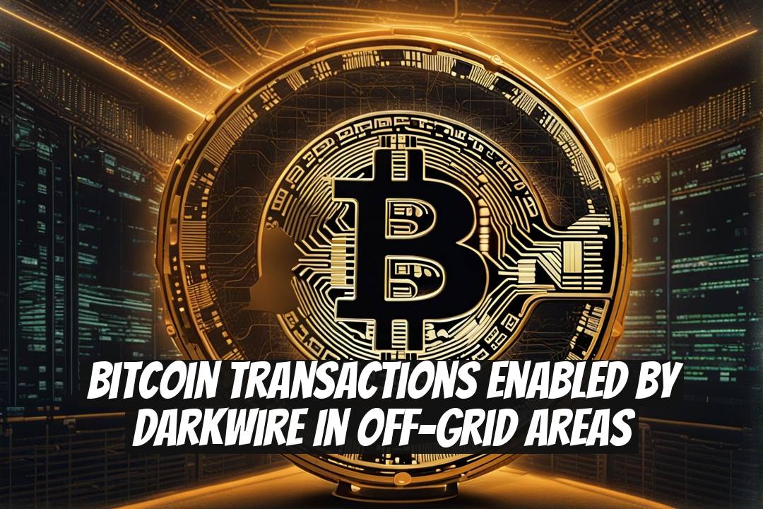 Bitcoin Transactions Enabled by Darkwire in Off-Grid Areas