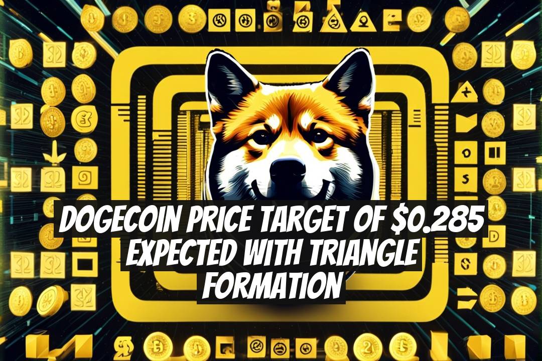 Dogecoin Price Target of $0.285 Expected with Triangle Formation
