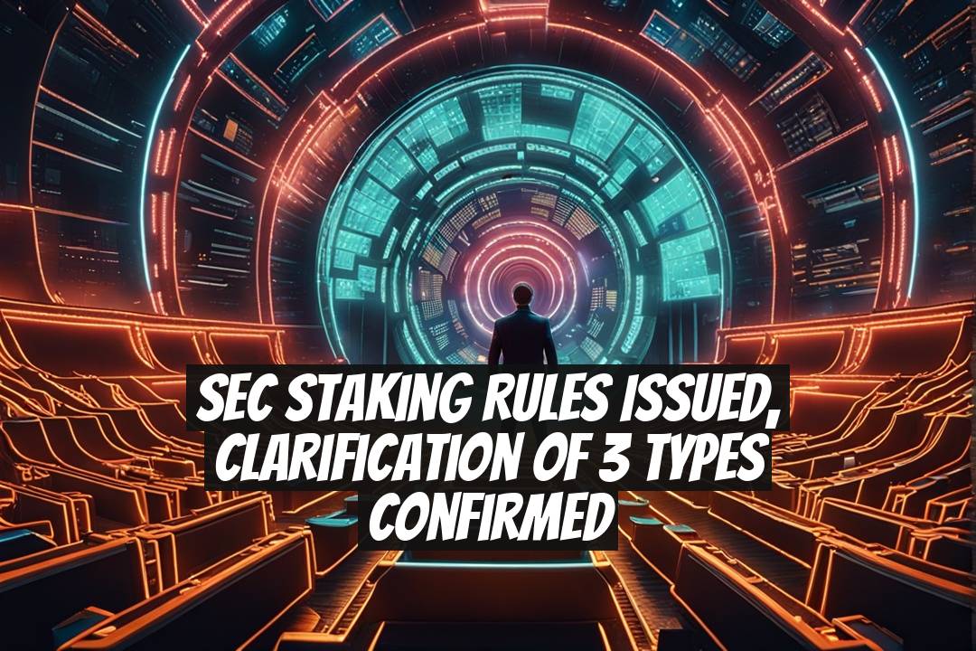 SEC Staking Rules Issued, Clarification of 3 Types Confirmed