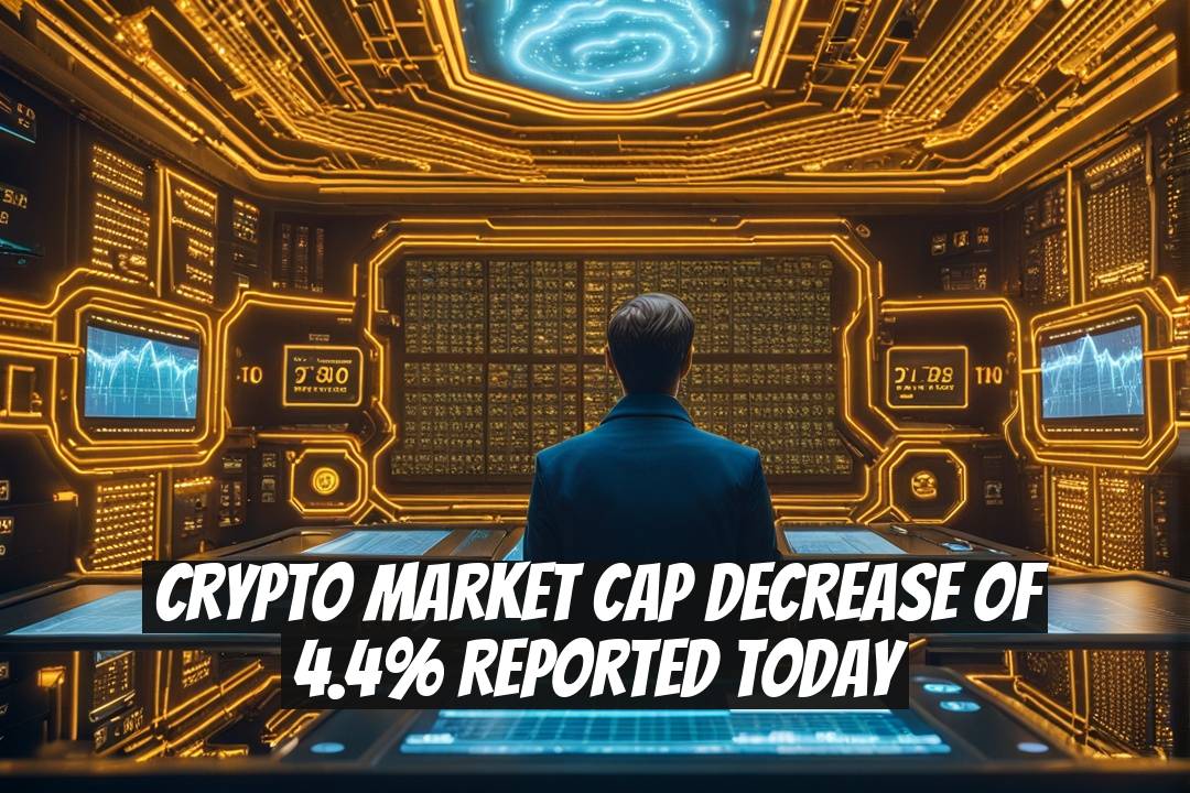 Crypto Market Cap Decrease of 4.4% Reported Today
