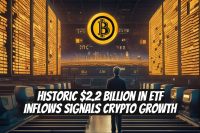 Historic $2.2 Billion in ETF Inflows Signals Crypto Growth