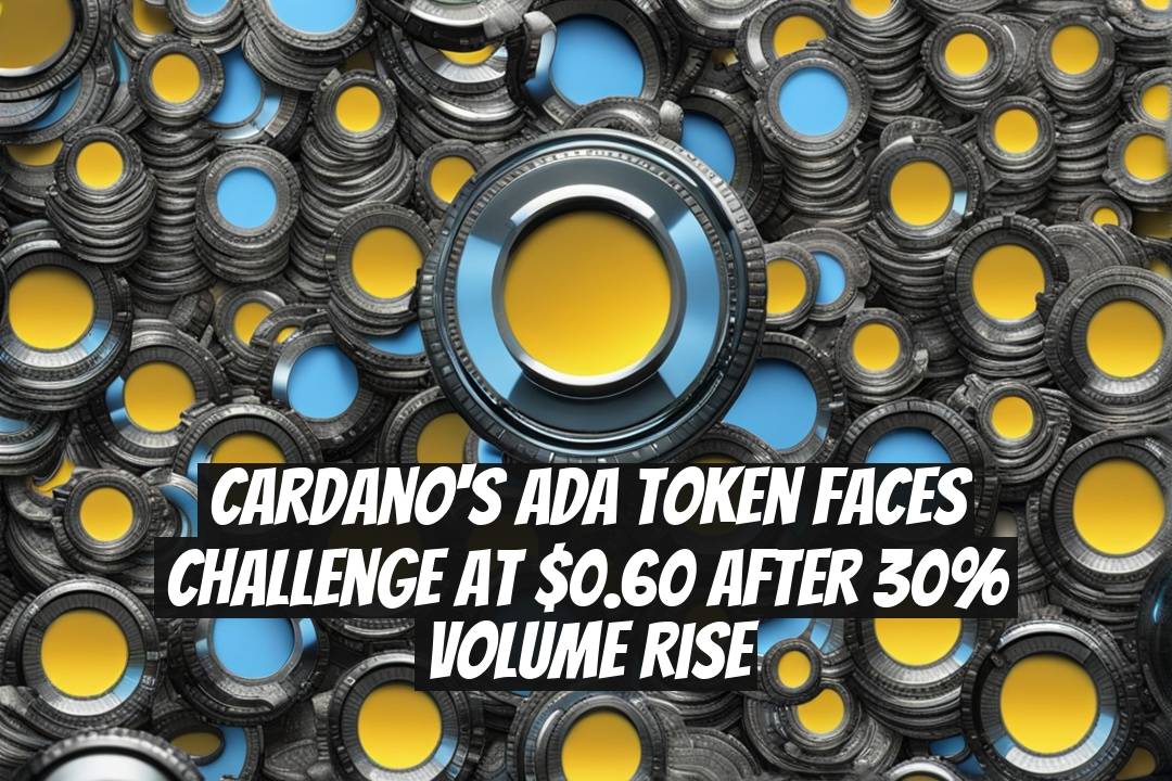 Cardano's ADA Token Faces Challenge at $0.60 After 30% Volume Rise